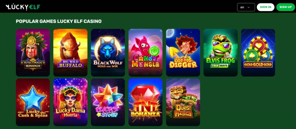 Lucky Elf Casino Bonus €20,000 und 500 Freispiele
